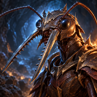 Iron Jaw, a trap-jaw ant general